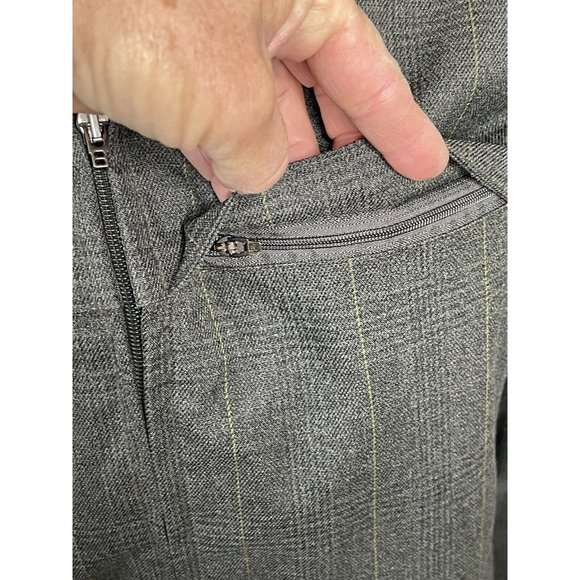 Oakley Jacket Mens Size Small Gray Pinstripe Full Zip Long Sleeve - Picture 4 of 11